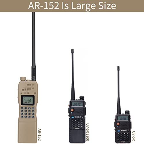 Baofeng AR-152 10W Ham Radio Military Grade Two Way Radio for Adults,Long Range Rechargeable Tactical Radio with Speaker Mic and Tactical Antenna Full baofeng Accessories Walkie Talkies