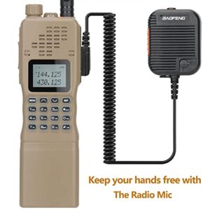 Baofeng AR-152 10W Ham Radio Military Grade Two Way Radio for Adults,Long Range Rechargeable Tactical Radio with Speaker Mic and Tactical Antenna Full baofeng Accessories Walkie Talkies