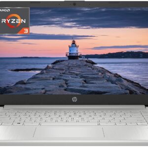 HP 2022 Newest 14'' HD Laptop Computer, AMD Ryzen 3 3250U (Upto 3.5GHz, Beat i5-7200U), 16GB RAM, 1TB SSD, HD Webcam, WiFi, Bluetooth, HDMI, USB-A&C, 10+ Hours Battery, Win 11+Marxsolcables