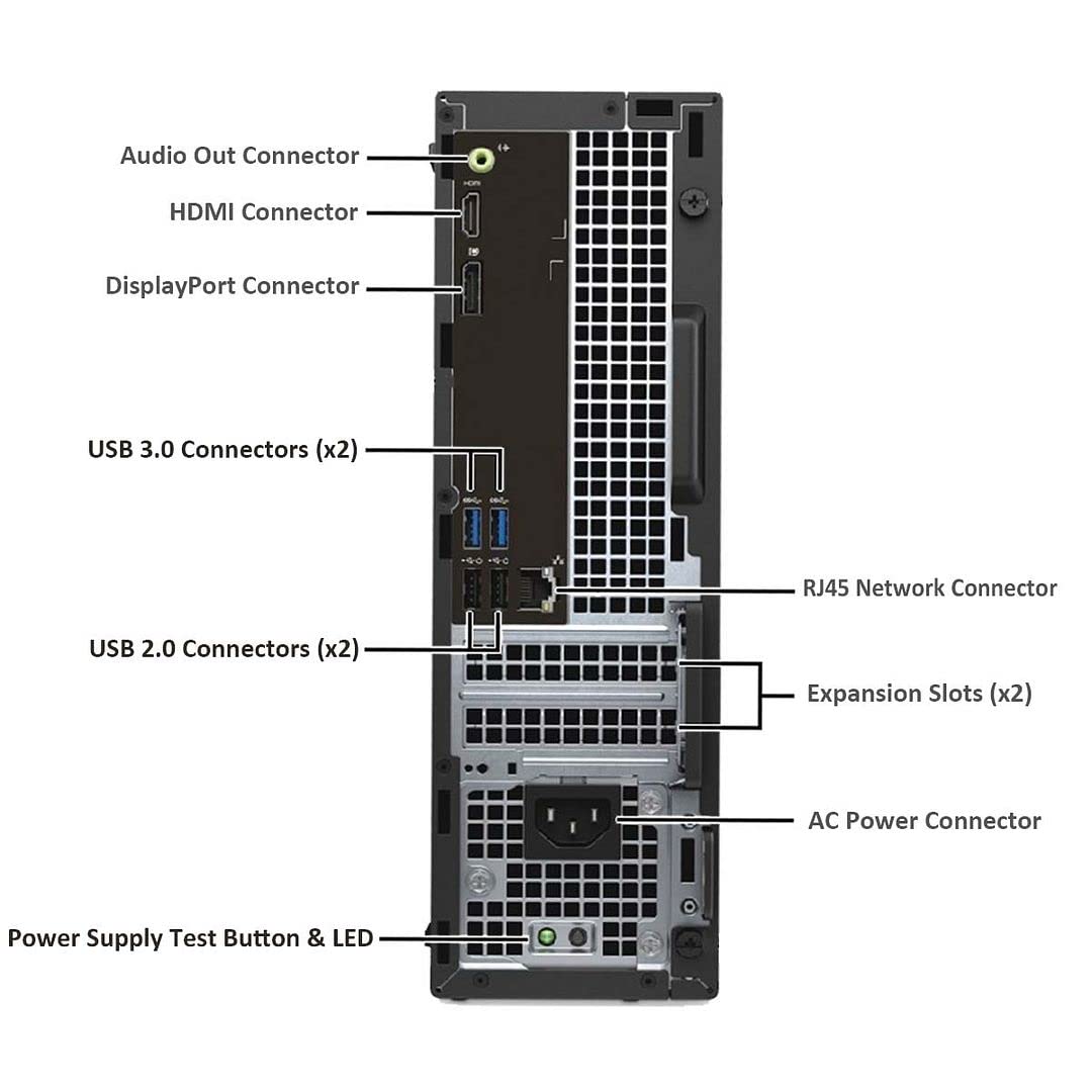 Dell OptiPlex 3040 Refurbished Desktop Computers Small Form Factor PC,16GB Ram 256GB SSD,i5 6500,AC8260 Built-in WiFi,HDMI Dual Monitor Support,Windows 10 Pro,Altec Wireless Keyboard Mouse (Renewed)