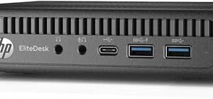 HP EliteDesk 800 G2 Mini Desktop PC Intel Core i5-6500T (3.20-3.40Ghz) 256GB SSD 16GB RAM WiFi + BT Dual DisplayPort + VGA, Win 10 PRO (Renewed)