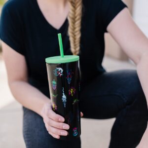 Simple Modern Disney Insulated Tumbler Cup with Flip Lid and Straw Lid | Gifts for Women Men Reusable Stainless Steel Water Bottle Travel Mug | Classic Collection | 24oz Winnie the Pooh