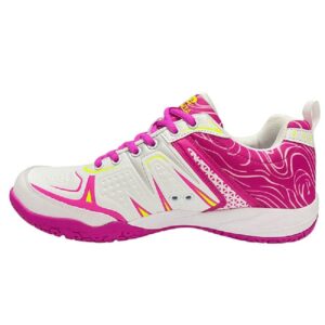 ACACIA Unisex 31-285 Pickleball Shoes, Pink/White, 8.5 Wide US Women