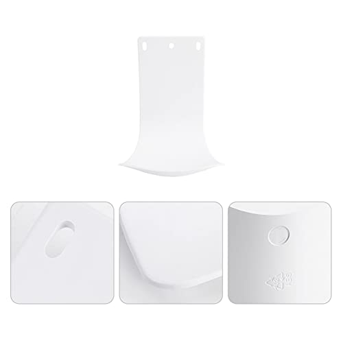 Alipis 5 pcs Plastic Water Tray Kitchen Scrubber Holder Hand Dispenser Tray bathrub Tray soap Dispenser drip Tray soap Dispenser Trays Foam Dispenser Tray Wall-Mounted White Cup Holder