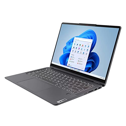 2022 LENOVO IdeaPad Flex 5 14" 2.2K Touchscreen 2-in-1 Laptop 8-Core AMD Ryzen 7 5700U 16GB RAM 2TB SSD Radeon Graphics HDMI USB-C Backlit KB w/ FP Reader WiFi-6 Windows 11 w/ RATZK 32GB USB