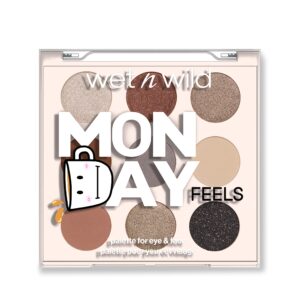wet n wild mood cannabis sativa seed oil infused makeup, eyeshadow palette, monday feels