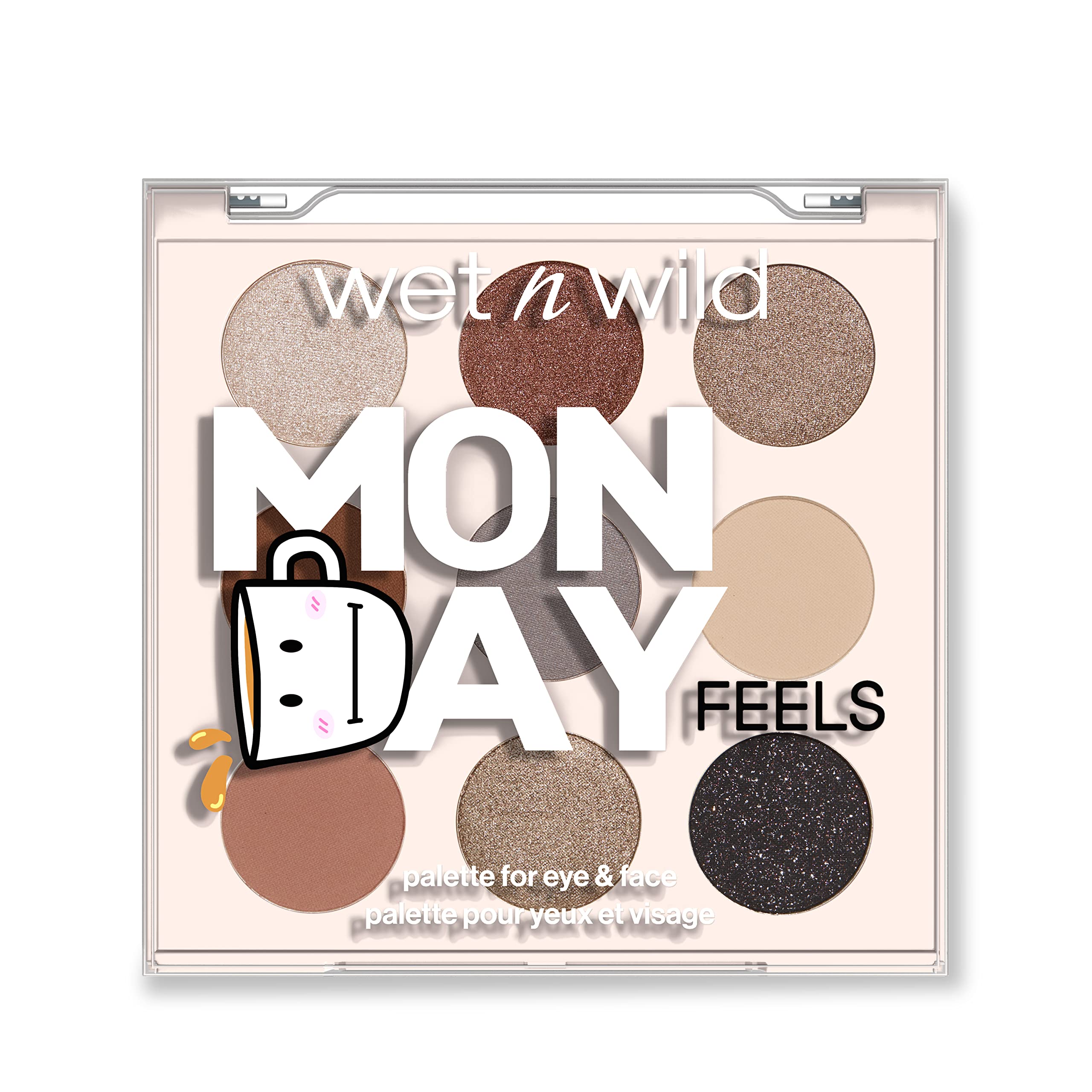 wet n wild Mood Cannabis Sativa Seed Oil Infused Makeup, Eyeshadow Palette, Monday Feels