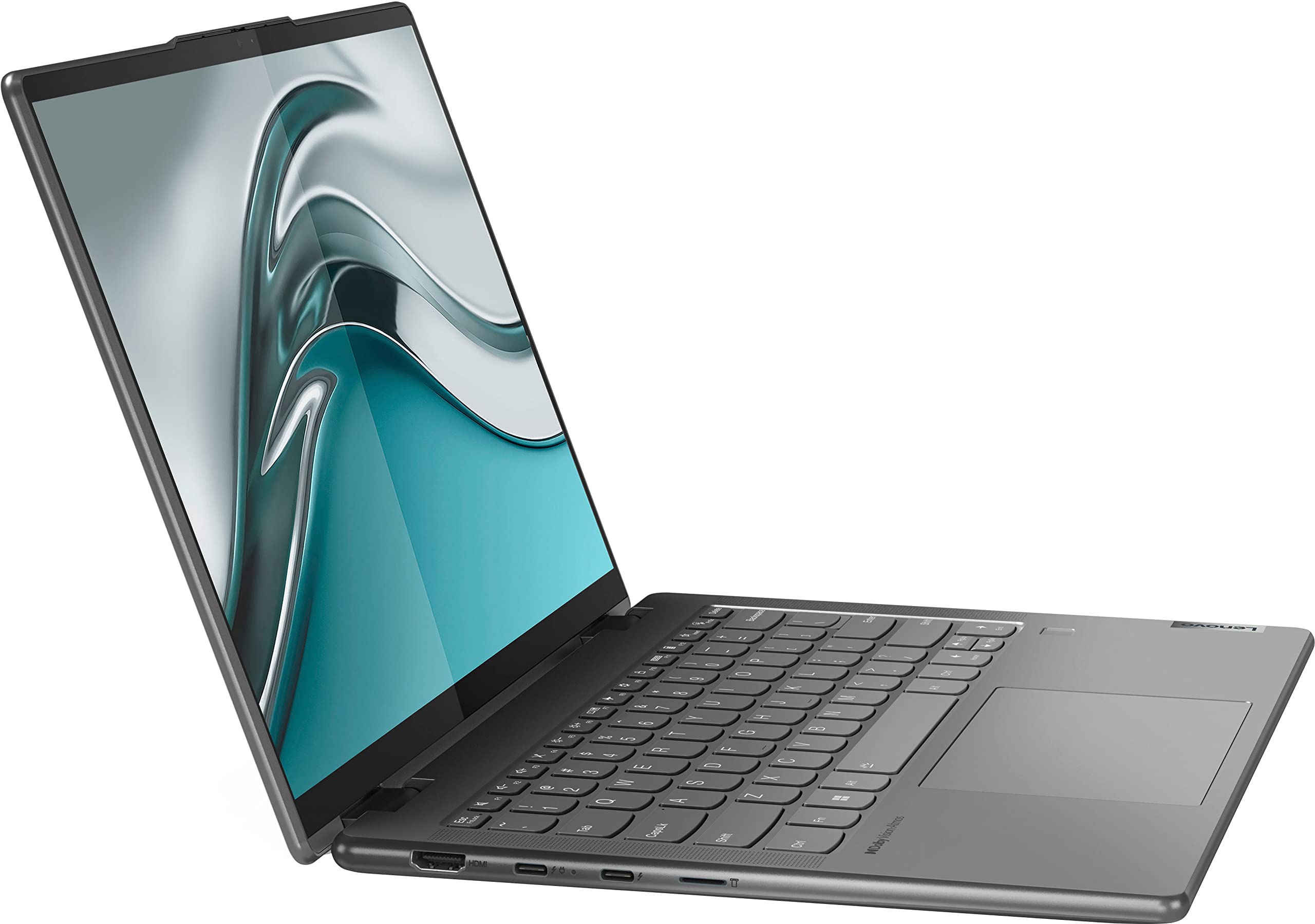 Lenovo Portable Yoga 7i Touch 2-in-1 Business Laptop - Intel EVO, 14" 2.2k 16:10 IPS Intel Core i5-1235U, Blue - 100% RGB - Win 11, WiFi 6, Thunderbolt 4, w/HDMI Cable (8GB RAM | 512GB PCIe SSD)