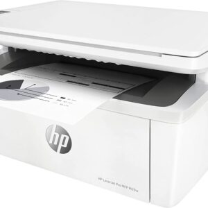 HP Laserjet Pro MFP M29W All-in-One Wireless Monochrome Laser Printer for Home Office, White - Print Scan Copy - 19 ppm, 600 x 600 dpi, 8.5 x 11.69, Hi-Speed USB, Cbmou External Webcam