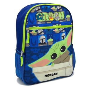 DIBSIES Personalized Star Wars Mandalorian Grogu Baby Yoda Backpack