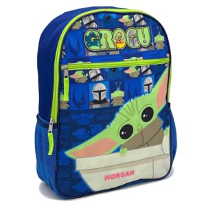 DIBSIES Personalized Star Wars Mandalorian Grogu Baby Yoda Backpack