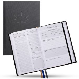 journey 180 undated academic planner - 6 month undated student planner for high school and college students - to do list, habit tracker, positive affirmations, creative journal, daily planner