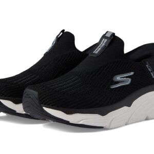 Skechers Women's Hands Free Slip-Ins Max Cushioning Elite-Smooth Transition Sneaker, Black/White, 8