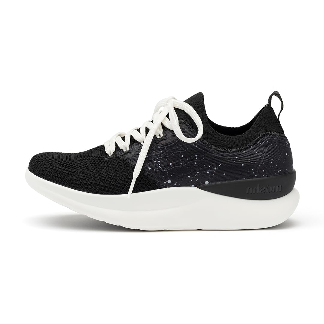 moshn Pulse Black/White Splatter Women's Shoes 8.5 M US