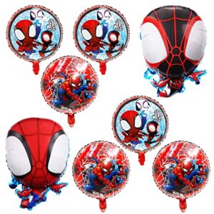 Spidey and His Amazing Friends Foil Balloons, Spidey Birthday Party Balloon Decorations