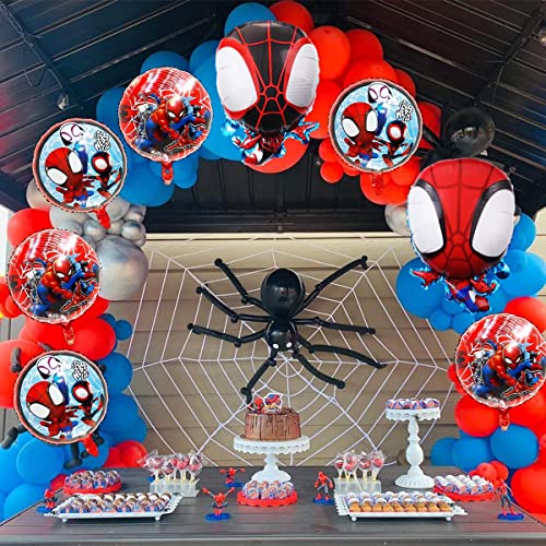 Spidey and His Amazing Friends Foil Balloons, Spidey Birthday Party Balloon Decorations