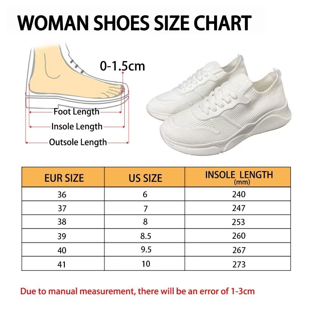 KUIFORTI Sunflower Print Women Fashion Sneakers Lightweight Teens Girls Athletic Walking Shoes Slip-on Work Casual Tennis Running Shoes,Size 39 EU