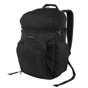 wolverine 33l backpack with large main, laptop compartment and cooling straps, cargo pro-black, one size