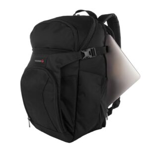 WOLVERINE 33L Backpack with Large Main, Laptop Compartment and Cooling Straps, Cargo Pro-Black, One Size