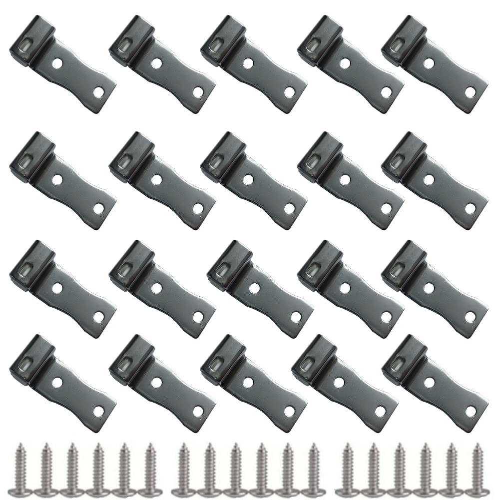 Jikaihong 20 Pcs Sofa Spring Clips Stainless Steel Couch Spring Repair Kit, Sofa Spring Repair Kit Includes All Hardware