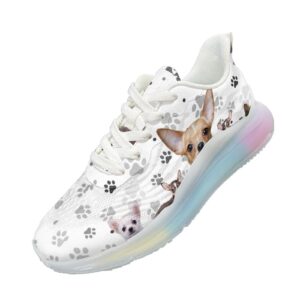 yzaoxia chihuahua dog sneakers for women size 9.5 lightweight running sports shoes girls air cushion shoes comfortable walking shoes