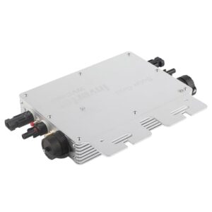 600W WIFI Control Power Inverters, Automatic Identification Solar Power Grid Tie Micro Inverter AC120 230V(Silver US Plug)