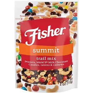 fisher snack summit trail mix, 4 ounces