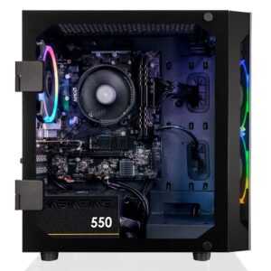 CLX SET TGMSETRXM2501BM Gaming Desktop Computer - AMD Ryzen 7 5700G Octa-core [8 Core] 3.80 GHz - 16 GB RAM DDR4 SDRAM - 1 TB M.2 PCI Express NVMe SSD - Mini-tower - Black