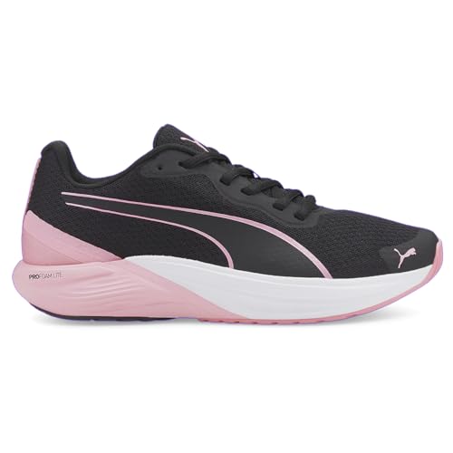 PUMA Women's Feline Lace Up Sneaker Black/Pink 7 Medium US