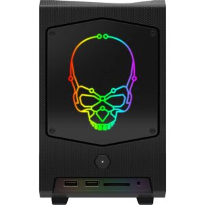 2022 Intel NUC 11 Extreme Mini PC Intel 8-Core i9-11900KB 64GB DDR4 2TB NVMe SSD NVIDIA GeForce RTX 3070 Ti FE WiFi-6e RJ-45 HDMI DP Thunderbolt 4 RGB Lighting Windows 11 Pro w/RATZK 32GB USB