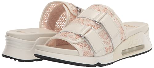 Ash Women's Lou Sport Sandal, Off-White, 7