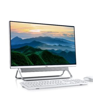 Dell 2022 Newest Inspiron 7700 All-in-One Desktop, 27'' FHD Touchscreen, 11th Gen Intel i7-1165G7, GeForce MX330, 64GB RAM, 2TB SSD, IR Camera, WiFi 6, Wireless KB&Mouse, Win 11 Home, Silver