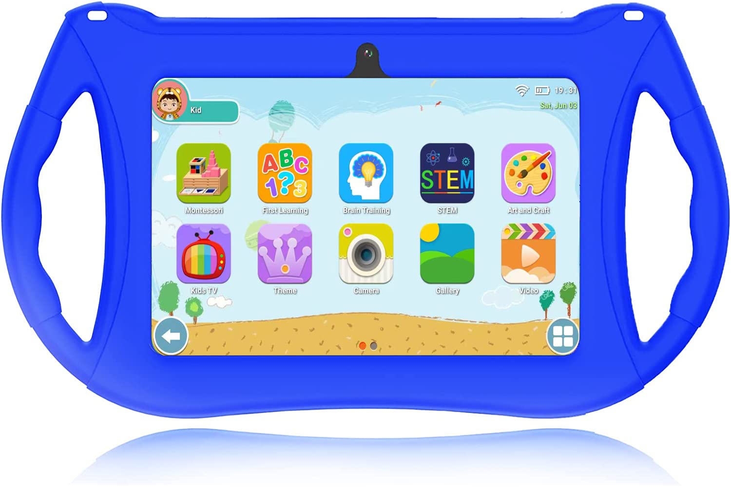 YOBANSE Kids Tablet, 7 inch Tablet for Kids 3GB RAM 32GB ROM, Android 11 Toddler Tablet with