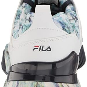 FILA Men's SPEEDSERVE Energized Sneaker, White Navy/Multi, 8