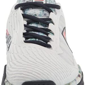 FILA Men's SPEEDSERVE Energized Sneaker, White Navy/Multi, 8