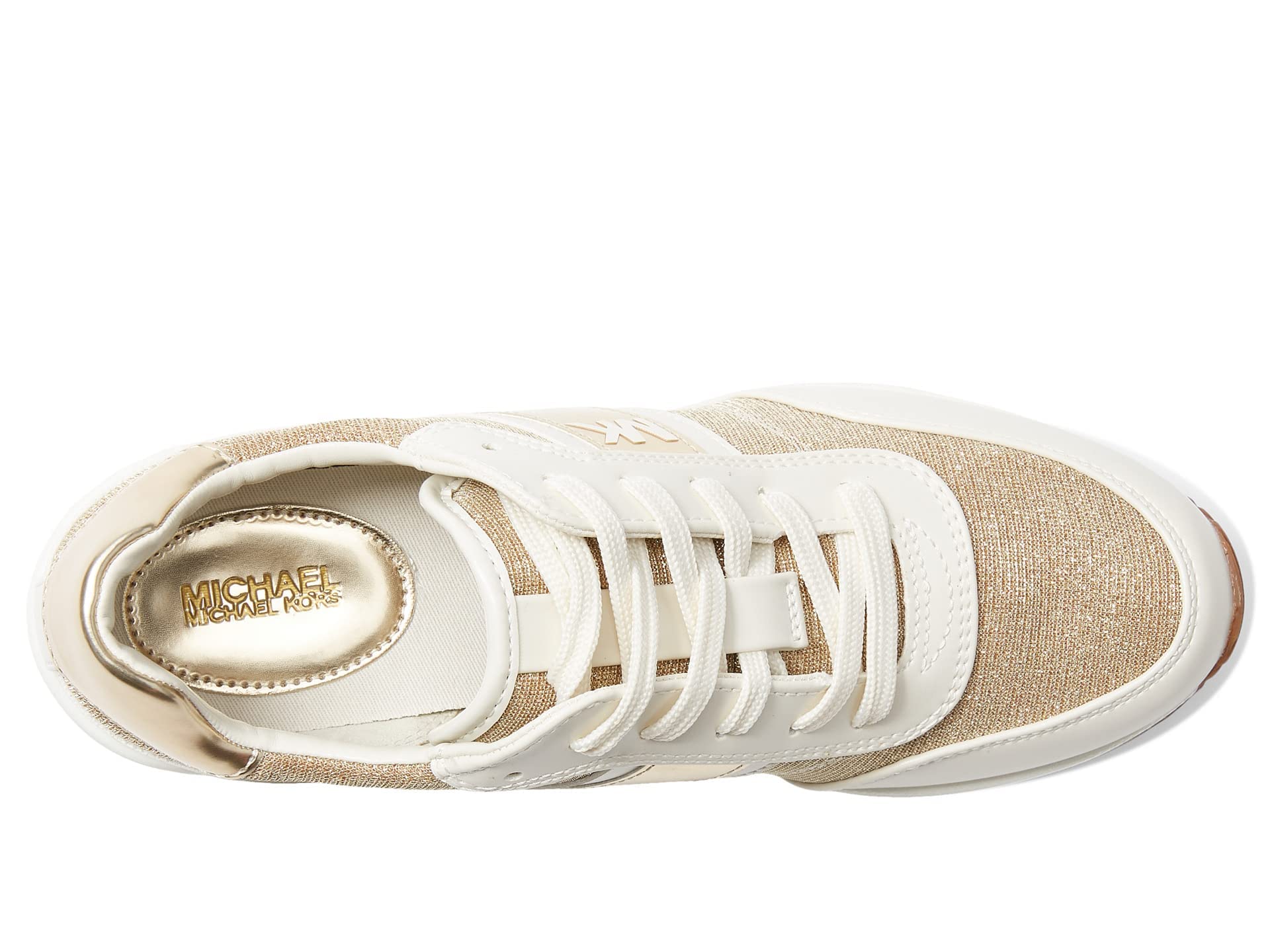 Michael Kors Mabel Trainer Pale Gold 8 M