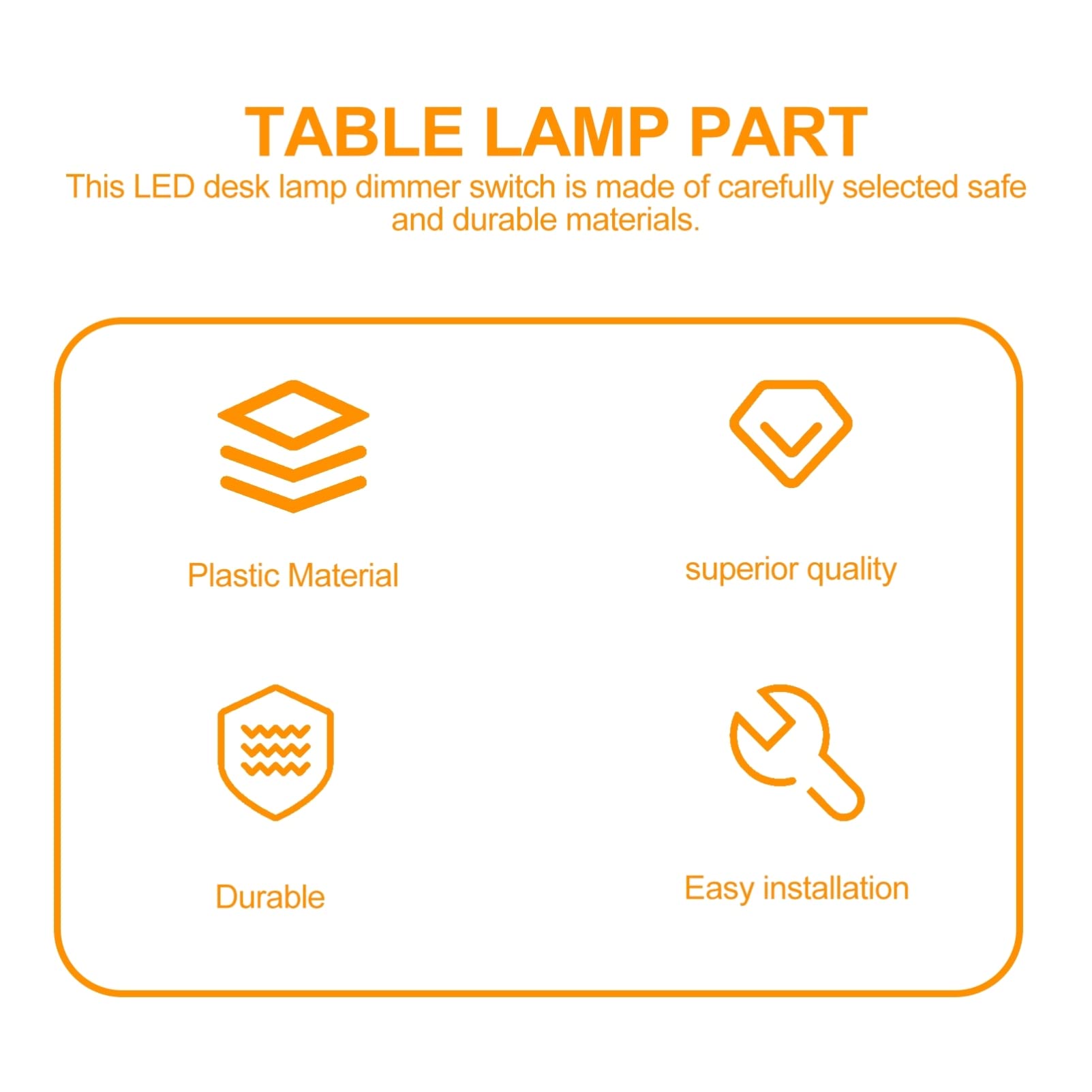 TEHAUX Replacement Knob 2 Pcs Rotary Led Desk Light Led Desk Lamp Led Dimmer Knob Accessories for Lamp Table Light Accessories Knob for Table Light Table Lamp Dimmer Promise Dimmers