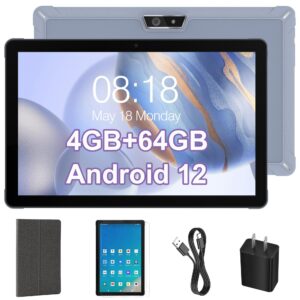 fatarus tablet 2023 newest android tablet 10.4 inch, octa-core wifi tablet, 4gb ram + 64gb rom 128gb expandable storage, large touch-screen tablet, 5+13mp dual camera/bluetooth/gps/hd display/case