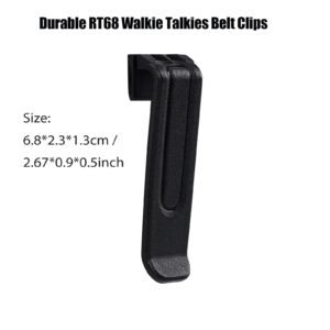 Retevis RT68 Walkie Talkie Belt Clips,Belt Clip Only Compatible with RT68 2 Way Radio(6 Pack)