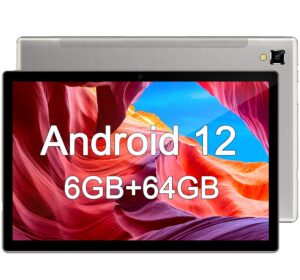 yobanse android tablet 10 inch, android 12 tablet, 6gb ram 64gb rom