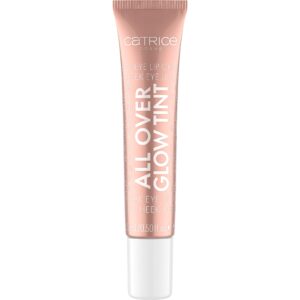 catrice | all over glow tint | multi-use liquid highlighter | face & body | vitamin c, niacinamide, squalene, and panthenol | long-lasting & lightweight | vegan & cruelty free (020 | keep blushing)