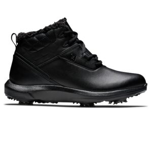 FootJoy Women's Stormwalker Golf Shoe, Black/Black, 9