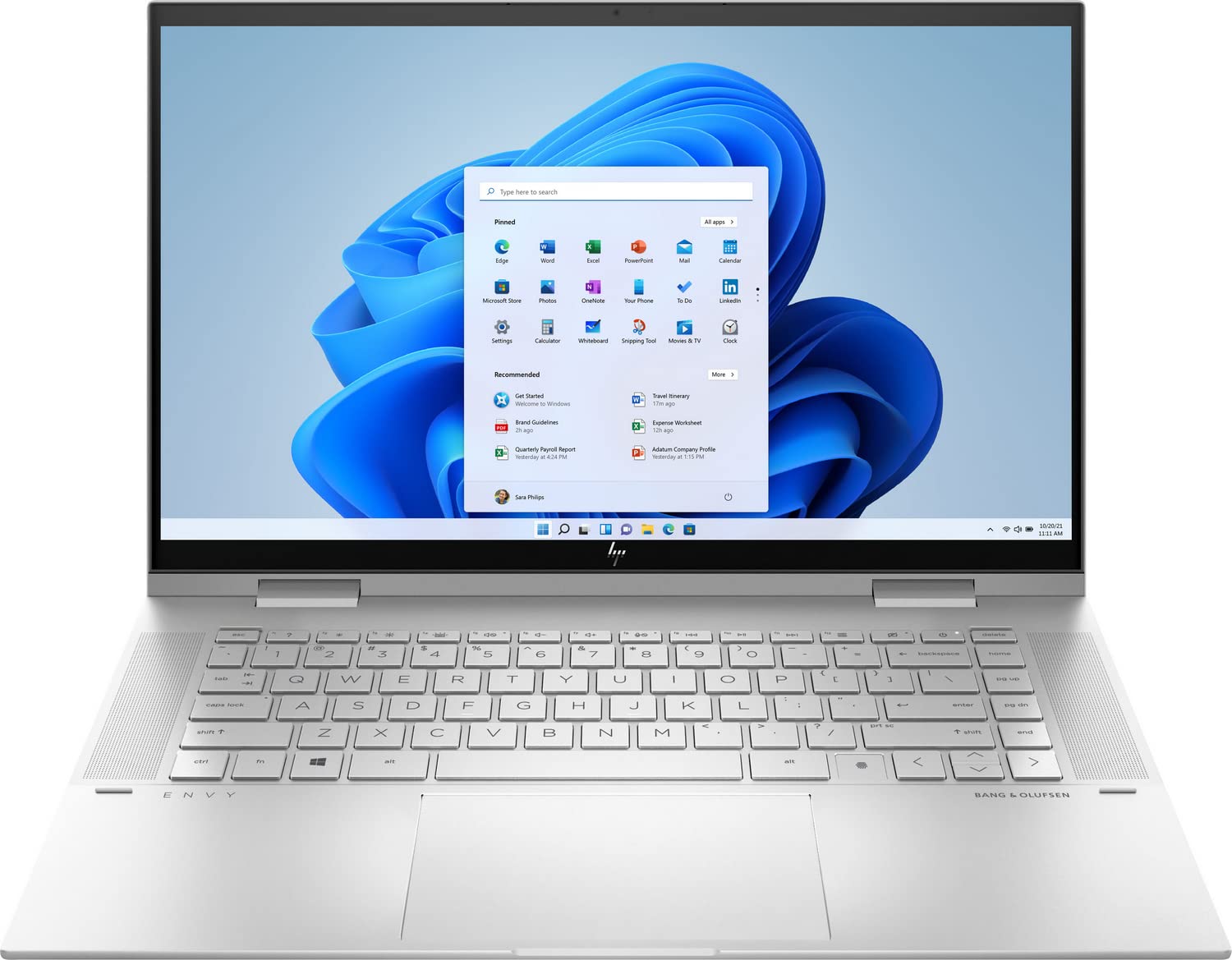 Newest HP Envy x360 2-in-1 Laptop, 15.6" Full HD Touchscreen 400nits, Intel Core i7-1195G7 4-Core Processor, 16GB RAM, 1TB SSD, Backlit Keyboard, Windows 11 Home(Renewed)