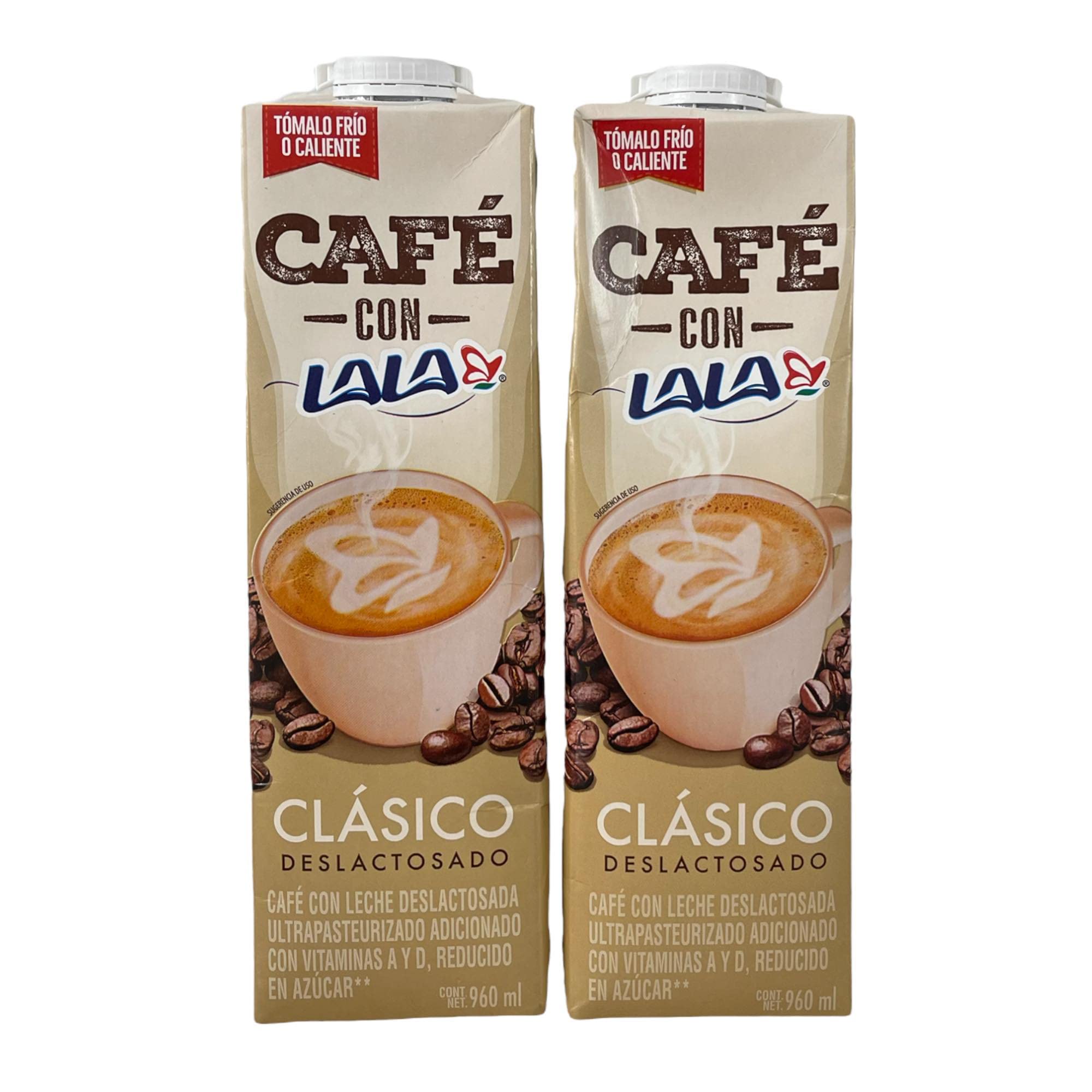 LALA Cafe Con Lala Clasico Deslactosado 960ml (2PACK)