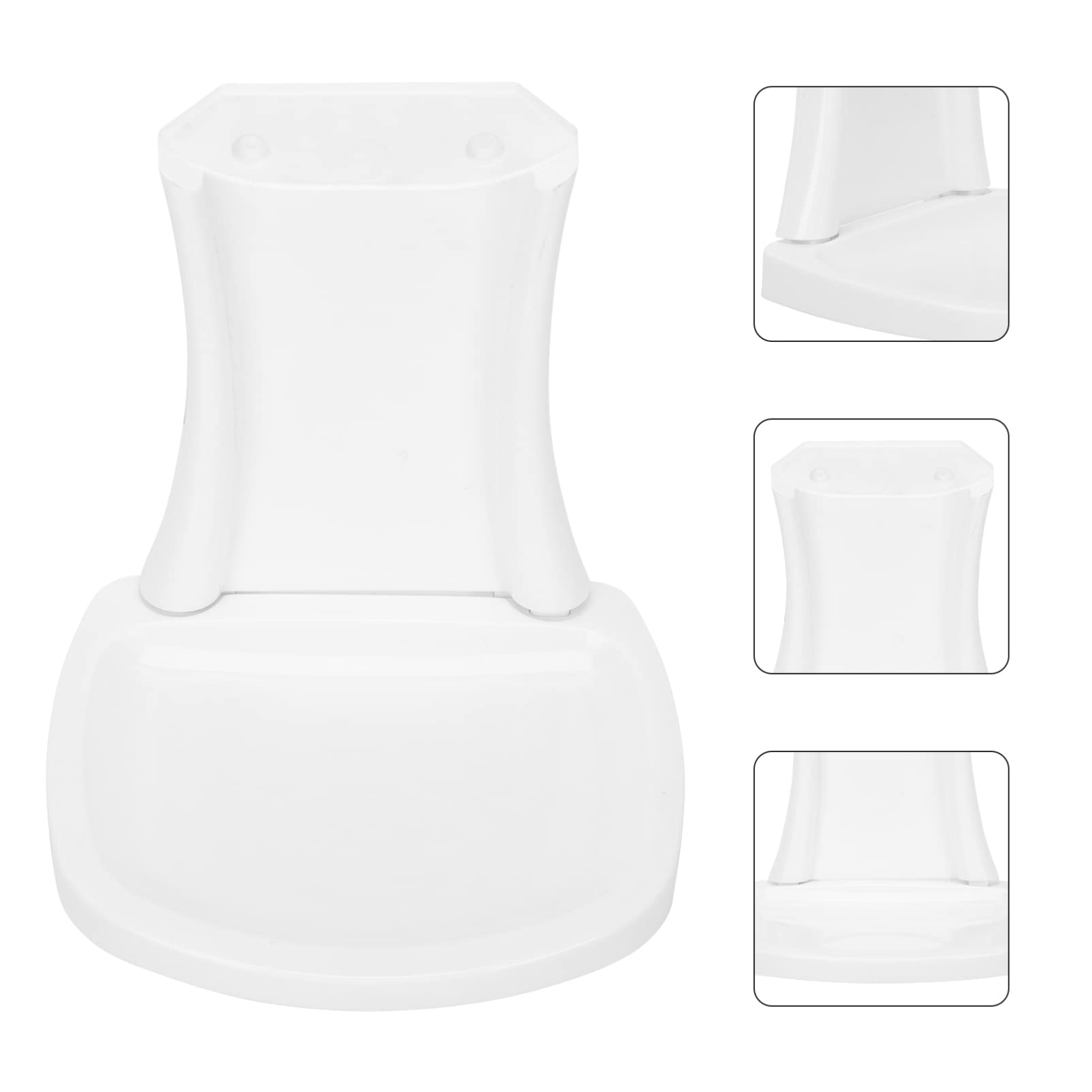 Zerodeko 1pc Soap Dispenser Tray Soap Dispenser Holder Soap Dispenser Drip Guard Soap Dispenser Drip Catcher Holder Office Hand Washer Accessory Sink Automatic Plastic White