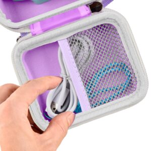 ANKHOH Camera Case for Seckton/for Desuccus/for PROGRACE/for Rindol/for GKTZ/for Dylanto/for GPOSY/for OZMI Kids Digital Camera, Kid Camcorder Storage Box Cable Accessory-Bag Only, Light Purple