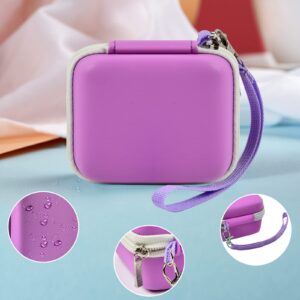ANKHOH Camera Case for Seckton/for Desuccus/for PROGRACE/for Rindol/for GKTZ/for Dylanto/for GPOSY/for OZMI Kids Digital Camera, Kid Camcorder Storage Box Cable Accessory-Bag Only, Light Purple