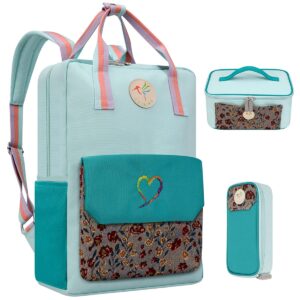 cuibird kids backpack school backpack, toddler kids' backpack set for boys girls kids teenage preschool bookbag with lunch bag&pencil bag
