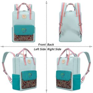 CUIBIRD Kids Backpack School Backpack, Toddler Kids' Backpack Set for Boys Girls Kids Teenage PreSchool Bookbag with Lunch Bag&Pencil bag