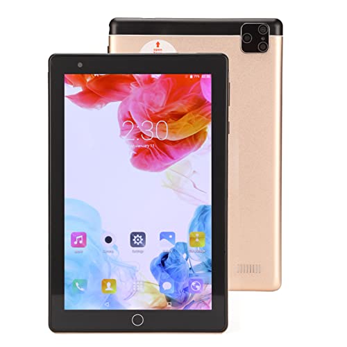 4G LTE Calling Tablet 8 inch 1280x800 IPS FHD Display, 2GB RAM 32GB Storage, Quad Core Processor, Dual SIM/Dual Camera/WiFi/Bluetooth, for Android5.1 Tablet PC(Rose Gold)